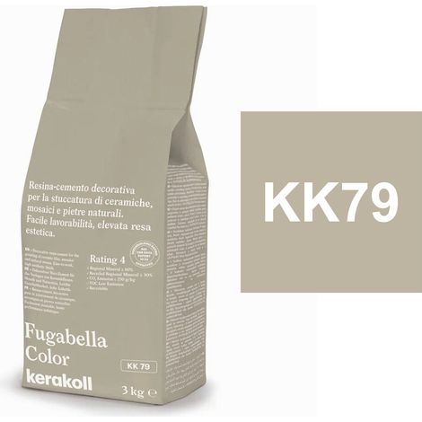 Fugabella color kk 79 resina-cemento per stuccatura kg 3