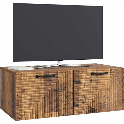 Maison Exclusive - Wandmontierter TV-Schrank Altholz 78,5 x 41 x