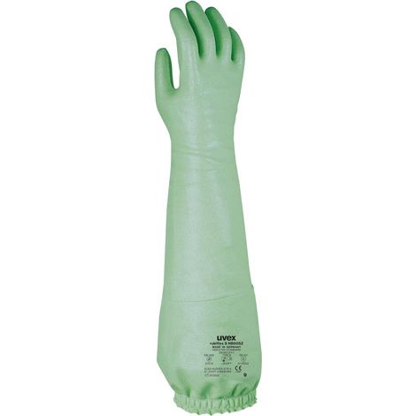 UVEX Chem.-Handschuh rubiflex S NB60SZ Nitril, grün, Gr. 11, 8965.1 (1/2)
