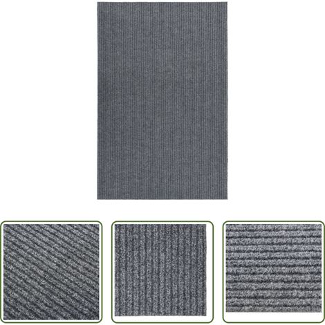 vidaXL Tapis moderne - Tapis 100x150 cm Gris (1/5)