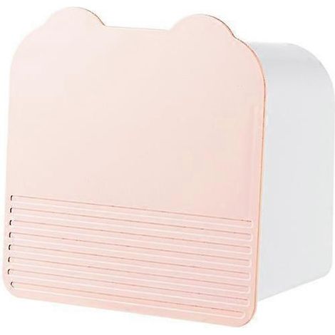 Boîte de rangement pour salle de bain, contenant pour serviettes hygiéniques jour/nuit et éponges à maquillage en coton (1/3)