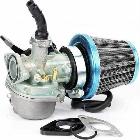 Carburateur PZ19 pour VTT avec filtre d'admission de 35 mm compatible avec les VTT et motos tout-terrain TAOTAO de 50cc, 70cc, 90cc, 110cc et 125cc.