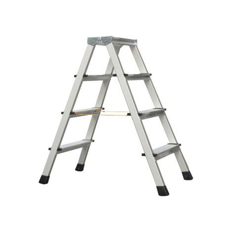 ZARGES XLstep B - LM-Stufen-Stehleiter 2 x 4 Stufen (1/5)
