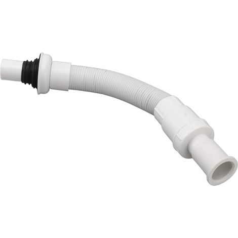 Tuyau de Descente Tuyau de Vidange d'évier intégré en ABS avec Noyau d'odeur Élimination Rapide des Eaux Usées de Vidange Flexible Antirouille pour Lavabo, Blanchisserie, Piscine, Usage (1/5)