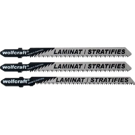 Hojas de Sierra de Calar Wolfcraft Vástago en T/HCS (Pack 3) (2379000) (1/4)