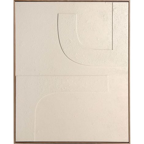 Toile Martine Style Contemporain Beige - Beige contemporain épuré (1/5)
