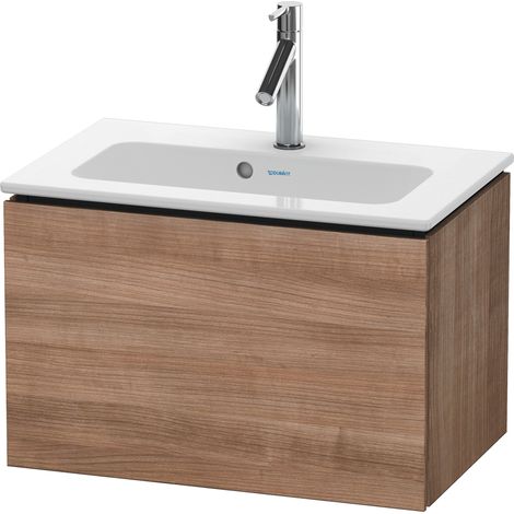 Duravit L-Cube L-Cube Vanity unità Vanity a parete Compatto, 1 prolunga, larghezza: 620 mm, per Me by Starck 234263, colorazione: Ciliegio del Ticino - LC615607373 (1/4)