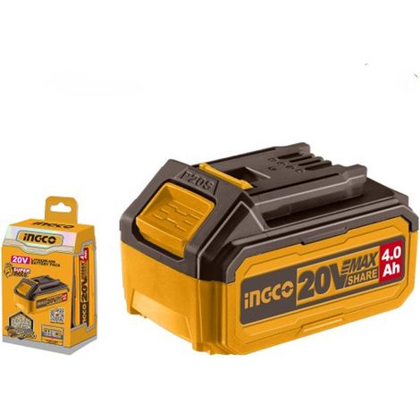 Ingco FBLI2002 Batería de ion de litio 20V 4,0 Ah