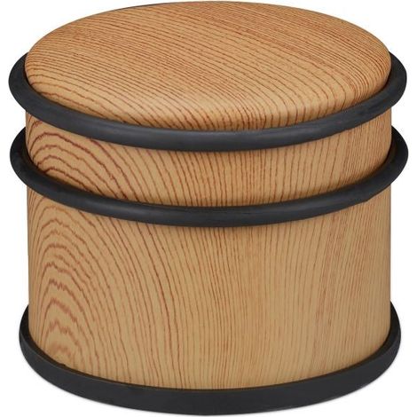 Tope de puerta con aspecto de madera