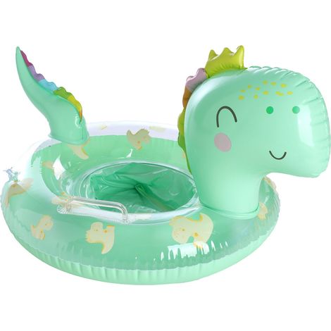 Dinosaurier-Schwimmring, Sommer-Essentials, Wasserspielzeug, aufblasbarer Kinderschwimmring (1-5 Jahre), mit Pumpe