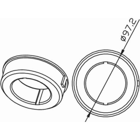 CAME 001YK6107 Redonda 102,5X2,5Mm