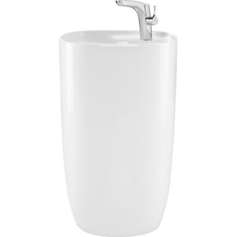 FINECERAMIC® BEYOND lavabo totem - ROCA Couleur : Blanc (1/4)