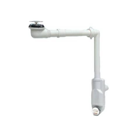 SIFONE SALVASPAZIO PER LAVABO + PILETTA BASSA Misura: 1" - 1"1/4 D. 32-40 mm