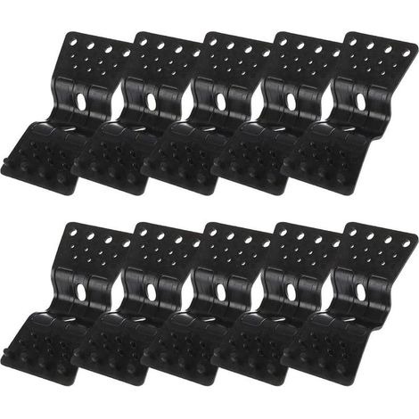 CCYKXA Lot de 10 attaches papillon en plastique robuste pour la pose de filets et tissus d'ombrage, de films de jardin et de fixations pour serres (1/5)