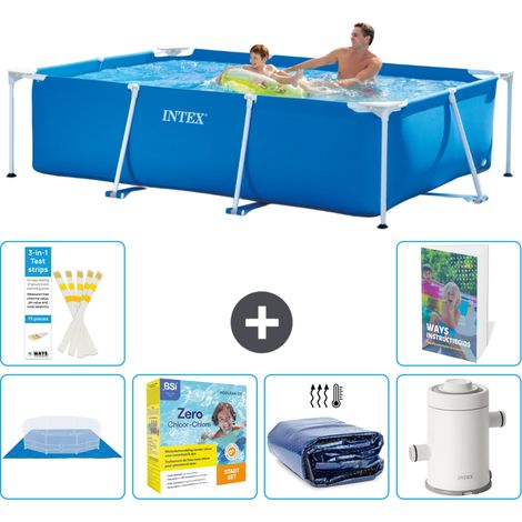 Rechteckiger Frame Pool - 260x160x65 cm - 7-teilig S71
