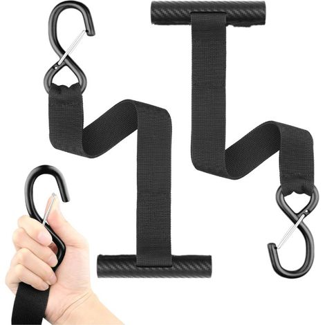 Sangle de Fixation pour Kayak et Canot, Boucle d'Ancrage de Tirage, Attache pour Capot et Coffre, Sangle d'Arrimage, 18 cm 7,09 Pouces, Avec Boucle, Lot de 2 (1/5)