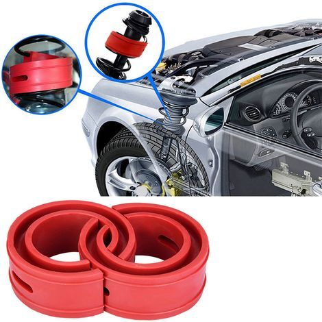 2-Piece Red Shock Absorber for Type D Bumper Spring (1/5)