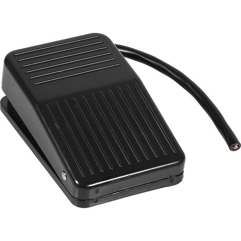 Fußschalter – 1 Stück – Schwarzer Kunststoff – 220 V/380 V – Für Industriemaschinen – 100 x 61 mm (1/5)