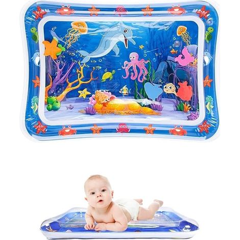 Baby Water Mat, Inflatable Baby Water Mat, Sensory Mat for Toddlers, Toy (1/5)