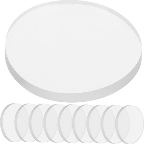 50 Patins ronds transparents en PVC, protecteurs de meubles (1/5)