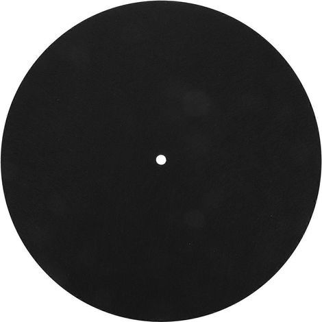 Tapis de protection pour platine vinyle 12 pouces, 3 mm d'épaisseur, en feutre.-29.5X29.5X0.3CM-Black (1/4)