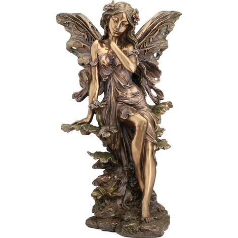 Signes Grimalt Figura Diosa Figuras Hada Bronce Dorado 30x25x42cm 34491