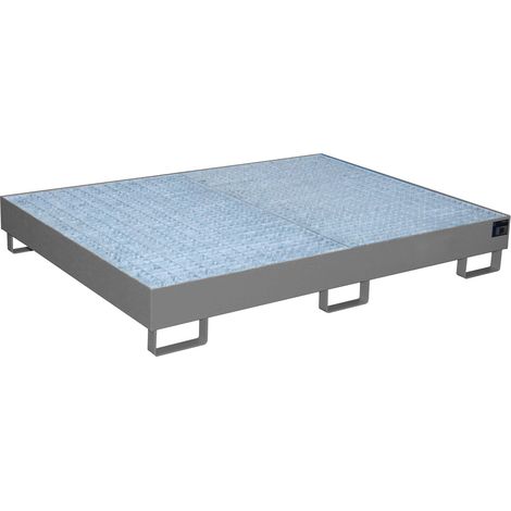 Bauer Regalwanne RW-GR 1800, lackiert, Mausgrau