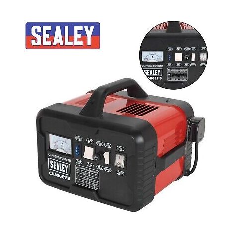 SEALEY BATTERY CHARGER 19AMP 12V 24V CAR VAN VEHICLE BOOSTER 20-250AH CHARGE115 (1/2)