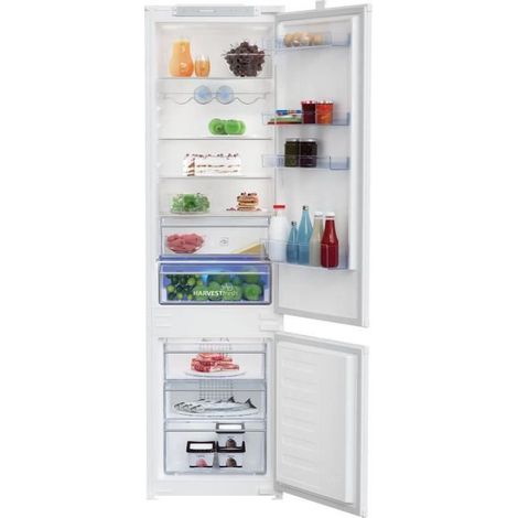 Beko – Réfrigérateur congélateur bas 289L – 220L réfrigérateur – 69L congélateur – Classe E – Dégivrage automatique – Technologie HarvestFresh (1/6)
