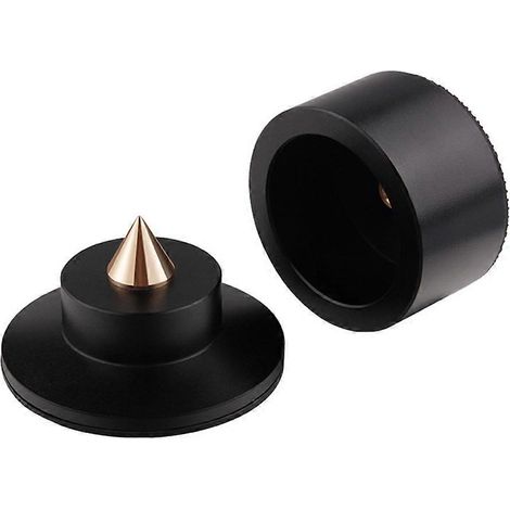 Aluminium Alloy Audio Amplificateur Shock Absorber Foot Studs Foot Coussinets pour Enceinte CD Practical Feet Support 4 (1/5)