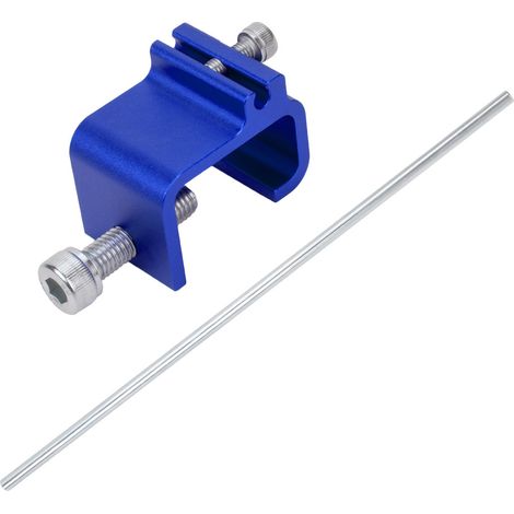 Universal chain tensioning tool for vehicle conversions, robust chain positioning tool, sprocket alignment tool – blue (1/4)