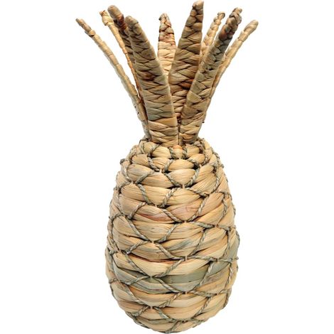 Figurine ananas en jacinthe d'eau  Décoration naturelle  Style décontracté