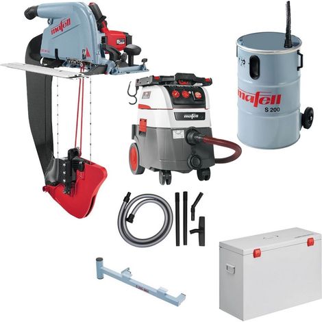Mafell Dämmstoff Seilsäge DSS 300cc + Absauggerät S 35M + Volumensauger S200