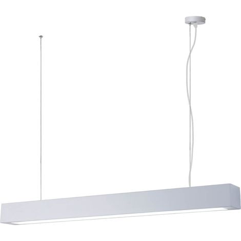 Lampada a sospensione Ibros bianca 93cm LED 24W CCT