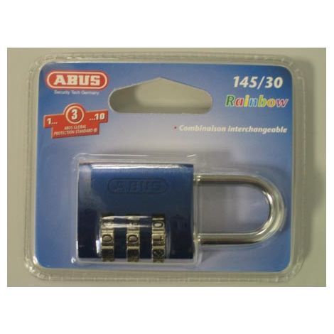 LUCCHETTO COMBINAZIONE BLU 20MM 145 20