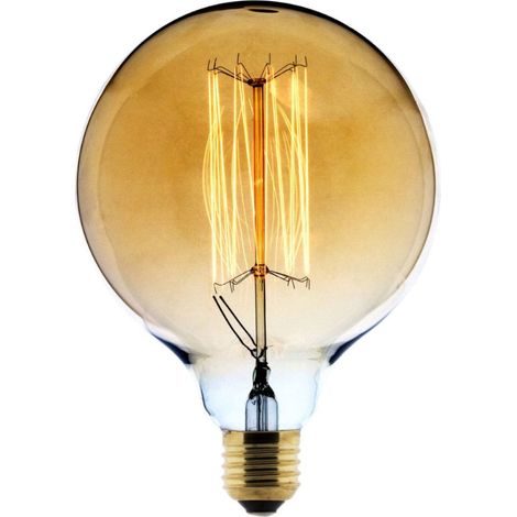 Ampoule déco filament carbone Globe Ø125mm E27 - Elexity