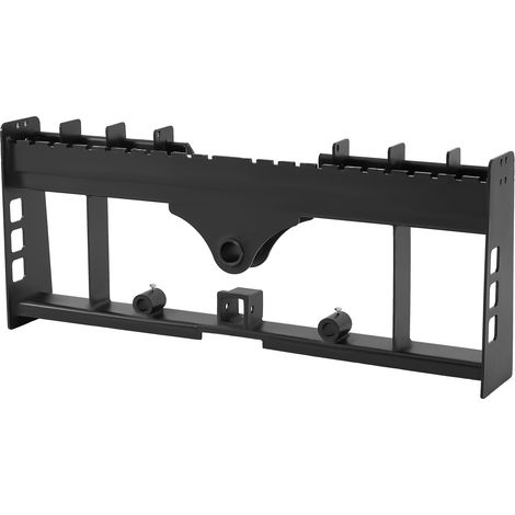 VEVOR Telaio Porta Forca per Pallet Minipala da 1150 mm, Carico 1814 kg, Ricevitore Attacco da 50,8 mm, Manicotti per Lancia, Compatibile con Trattori a Montaggio Rapido, Solo Telaio Senza Forche