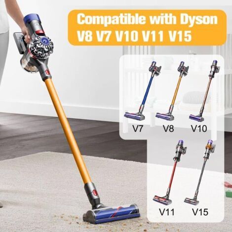 NALOOKAMIC Tube Extension Rechange pour Dyson v11 V15 V10 V8 V7 Aspirateur, Tube Rallonge Accessoire est 72CM, Orange Baguette Extensible