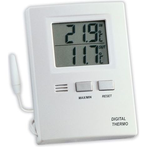 TFA Thermometer Max-Min. Elektr., Kunststoff, weiß (1/6)