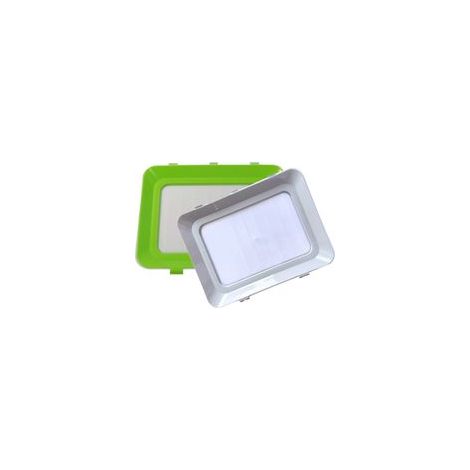 Portapranzo Fresh & Clik Set di 2 vassoi per alimenti, alternativa alla pellicola trasparente Pellicola alimentare riutilizzabile (1/4)