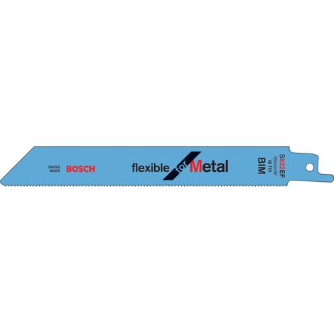 Bosch Säbelsägeblatt S 922 EF, Flexible for Metal, 100er-Pack