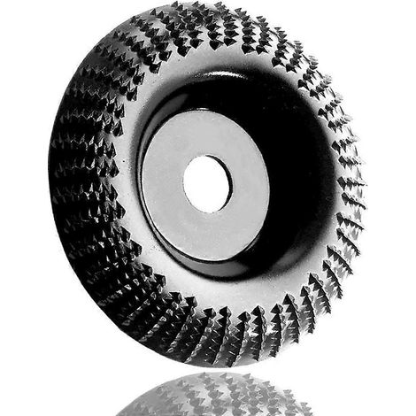 Disque à meuler en bois de 125 mm, disque à meuler en bois pour le dégrossissage des matériaux, scie électrique, disque de sculpture sur bois adapté aux meuleuses d'angle de 115 à 125 mm (1/5)