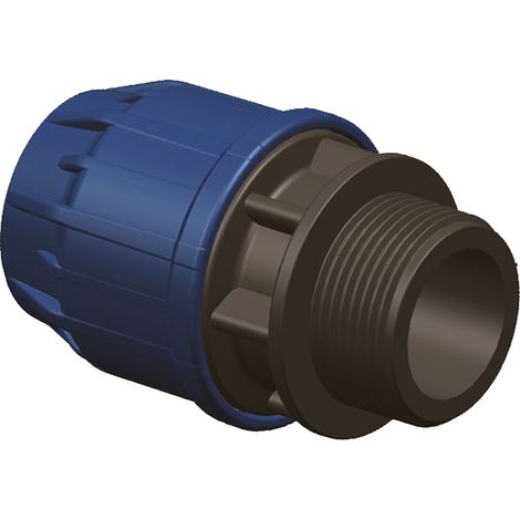 AG PP Nippelverbinder 25x3/4" für PE PN16 Wasserrohre