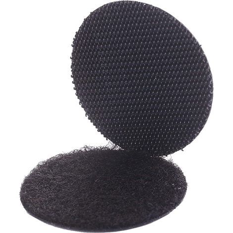 15 pastilles adhésives Starka, 30 mm pour salle de classe, bande velcro nylon auto-adhésive, pastilles adhésives blanches (1/5)