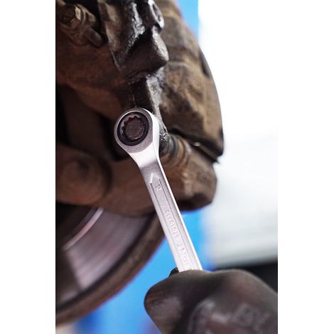 BRILLIANT TOOLS BT013816 Chiave a cricco, reversibile, 16 mm [Powered by KS TOOLS] (1/4)