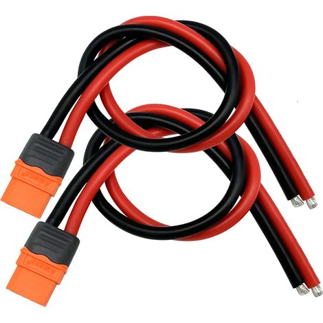 Câble femelle Pigtail connecteur de batterie avec câble 12AWG 30 cm pour batterie RC Lipo Racing Aircraft Drone (1/5)