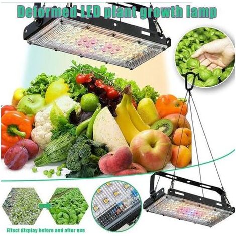 Full Spectrum Grow Light Support étanche extérieur Cordon de prise 100W avec interrupteur