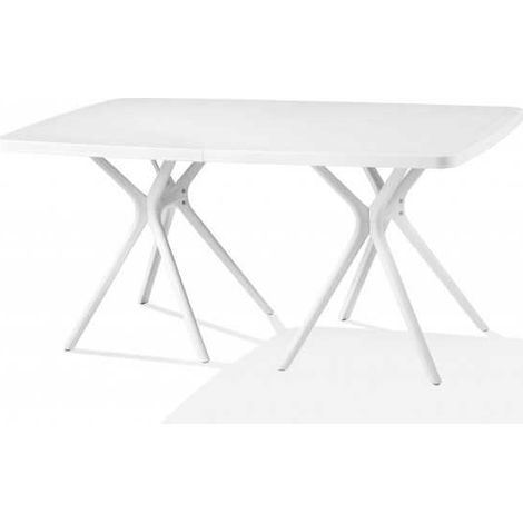 Table de design Portofino par Flow Rectangulaire Blanc