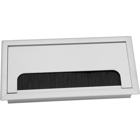 Câble carré en aluminium pour bureau – gainage organisé, sortie intégrée et couvercle supérieur amovible (modèle moyen) (1/5)