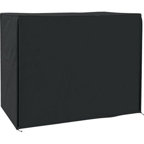 Wasserdichte Gartenschaukel-Abdeckung aus Oxford 420D, schwarz, 220 x 125 x 172 cm (1/5)